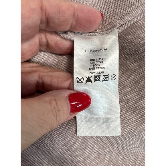 A|X Armani Exchange Womens Button Up Shirt~Size S~Pale Pink/Purple ~ L8 21 - Picture 9 of 9